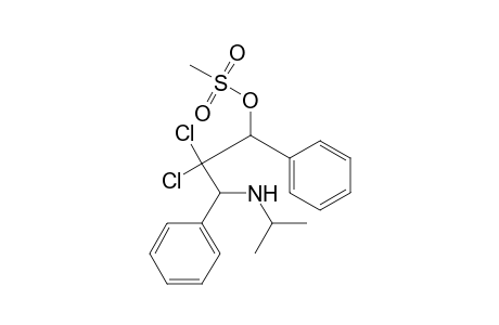 N-Isopropyl-N-(2,2-dichloro-3-(mesyloxy)-1,3-diphenylpropyl)amine