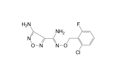 4-Amino-N'-(2-chloro-6-fluoro-benzyl)oxy-furazan-3-carboxamidine