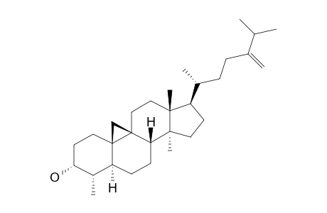 3-EPICYCLOEUCALENOL;24-METHYL-29-NORCYCLOART-24(24')-EN-3-ALPHA-OL;4-ALPHA,14-ALPHA-DIMETHYL-9-BETA,19-CYCLOERGOST-24(24')-EN-3-ALPHA-OL