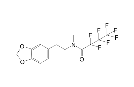 N-(1-(benzo[d][1,3]dioxol-5-yl)propan-2-yl)-2,2,3,3,4,4,4-heptafluoro-N-methylbutanamide