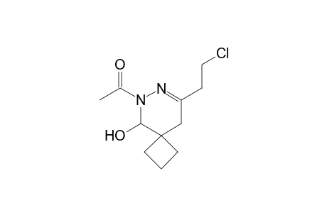 6-Acetyl-8-(2-chloroethyl)-6,7-diazaspiro[3.5]non-7-en-5-ol