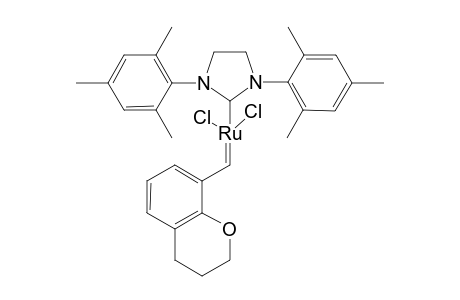 (chroman-8-ylmethylene)(1,3-dimesitylimidazolidin-2-yl)ruthenium(V) chloride