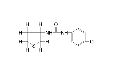 1-(p-chlorophenyl)-3-(tetrahydro-3-thienyl)urea