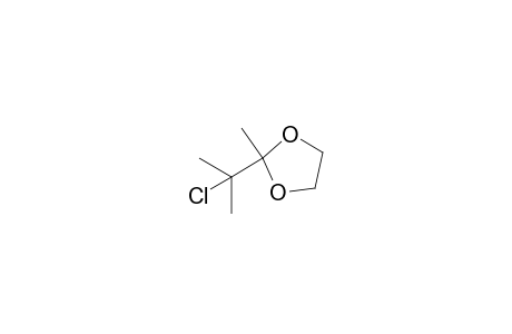 2-(1-Chloro-1-methyl-ethyl)-2-methyl-1,3-dioxolane