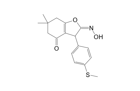 (E)-2-(Hydroxyimino)-6,6-dimethyl-3-(4-(methylthio) phenyl)-2,3,6,7-tetrahydrobenzofuran-4(5H)-one