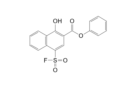 4-(fluorosulfonyl)-1-hydroxy-2-naphthoic acid, phenyl ester