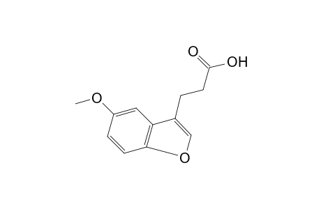 5-methoxy-3-benzofuranpropionic acid