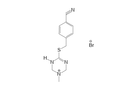 alpha-[(5-methyl-1,4,5,6-tetrahydro-s-triazin-2-yl)thio]-p-tolunitrile, monohydrobromide