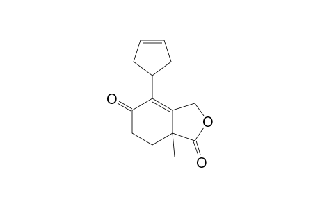 4-(1-cyclopent-3-enyl)-7a-methyl-6,7-dihydro-3H-isobenzofuran-1,5-dione