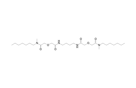 N-Heptyl-2-[(4-(2-[(heptyl-methyl-carbamoyl)-methoxy]-acetylamino)-butylcarbamoyl)-methoxy]-N-methyl-acetamide