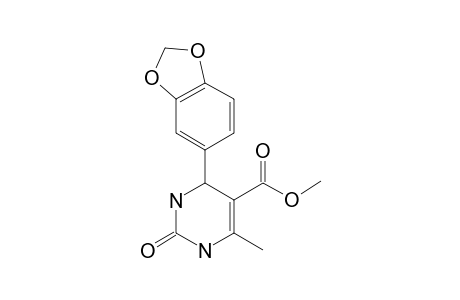 4-Benzo[1,3]dioxol-5-yl-6-methyl-2-oxo-1,2,3,4-tetrahydro-pyrimidine-5-carboxylic acid methyl ester