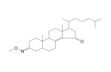 Cholest-8(14)-en-15-one, 3-methoxyimino-