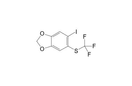 5-Iodo-6-((trifluoromethyl)thio)benzo[d][1,3]dioxole