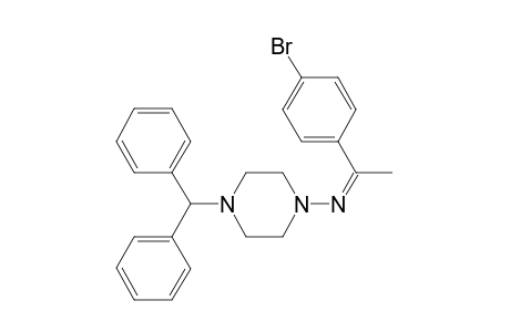 N-(4-benzhydryl-1-piperazinyl)-N-[(Z)-1-(4-bromophenyl)ethylidene]amine