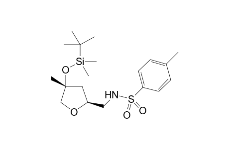 cis-N-{[-4-(tert-Butyldimethylsilyloxy)-4-methyltetrahydrofuran-2-yl]methyl}-4-methylbenzenesulfonamide