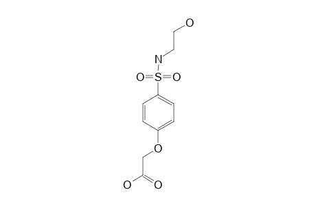 {p-[(2-hydroxyethyl)sulfamoyl]phenoxy}acetic acid