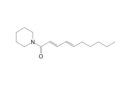 (2E,4Z)-1-(1-Oxo-2,4-decadienyl)-piperidin