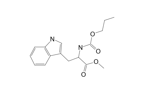 L-Tryptophan, N-(N-propyloxycarbonyl)-, methyl ester