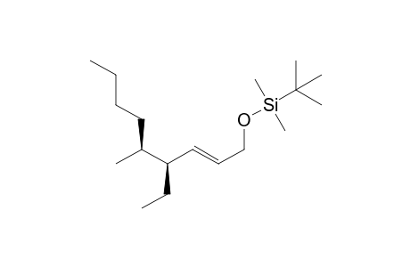 (E)-(4S*,5S*)-(1,1-dimethylethyl)dimethyl[(4-ethyl-5-methyl-2-nonenyl)oxy]silane