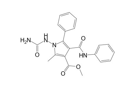 3-Methoxycarbonyl-2-methyl-5-phenyl-4-phenylcarbamoyl-1-ureido-pyrrole