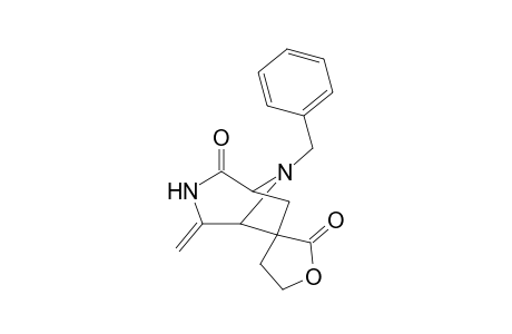 8-Benzyl-6-(2-hydroxyethyl)-4-methylene-2-oxo-3,8-diazabicyclo[3.2.1]octane-6-endo-6-carboxylic acid lactone