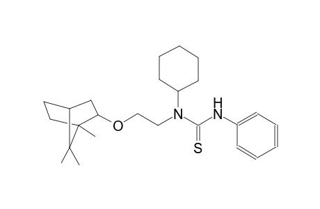 N-cyclohexyl-N'-phenyl-N-{2-[(1,7,7-trimethylbicyclo[2.2.1]hept-2-yl)oxy]ethyl}thiourea