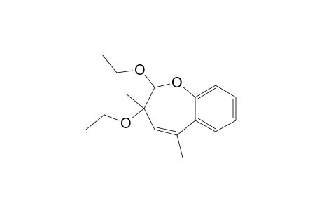 1-Benzoxepin, 2,3-diethoxy-2,3-dihydro-3,5-dimethyl-