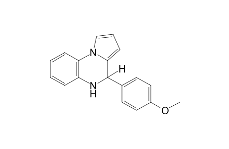 4,5-dihydro-4-(p-methoxyphenyl)pyrrolo[1,2-a]quinoxaline