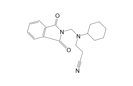 N-{[(2-cyanoethyl)cyclohexylamino]methyl}phthalimide
