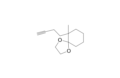 2-(3-Butynyl)-2-methylcyclohexanone 1,2-ethandiyl acetal