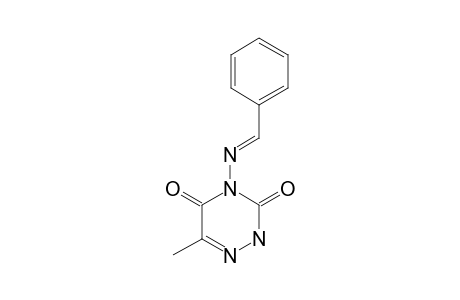 4-(benzylideneamino)-6-methyl-as-triazine-3,5(2H,4H)-dione