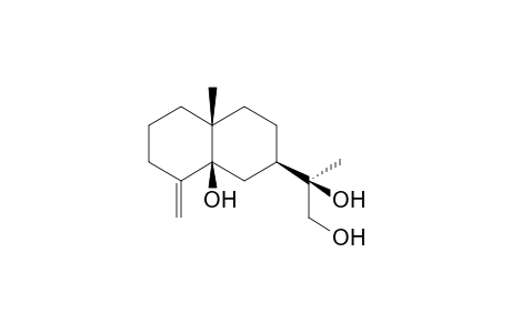 (2R)-2-[(2R,4aR,8aS)-4a-methyl-8-methylidene-8a-oxidanyl-2,3,4,5,6,7-hexahydro-1H-naphthalen-2-yl]propane-1,2-diol