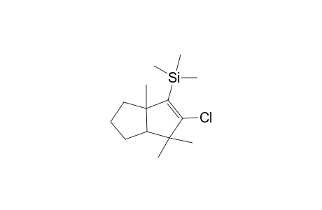 3-CHLORO-1,4,4-TRIMETHYL-2-(TRIMETHYLSILYL)-BICYCLO-[3.3.0]-OCT-2-ENE