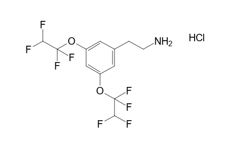 3,5-bis(1,1,2,2-tetrafluoroethoxy)phenethylamine, hydrochloride