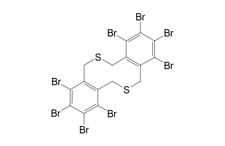 1,2,3,48,9,10,11-octabromo-5,7,12,14-tetrahydr-dibenzo[c,h][1,6]dithiacine