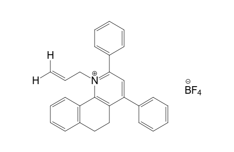 1-allyl-5,6-dihydro-2,4-diphenylbenzo[h]quinolinium tetrafluoroborate(1-)
