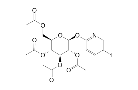 2-[(beta-D-glucopyranosyl)oxy]-5-iodopyridine, tetraacetate