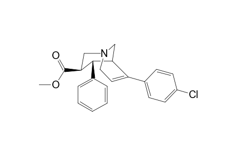 (7R,6S)-4-(4-chlorophenyl)-7-methoxycarbonyl-6-phenyl-1-azabicyclo[3.3.1]non-3-ene