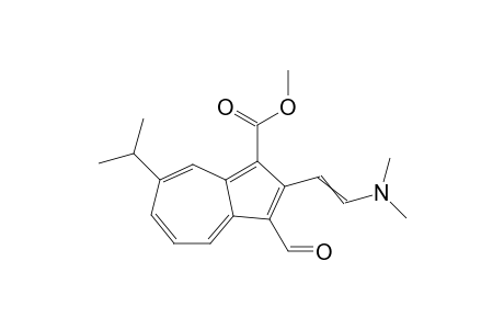 Methyl 2-[2-(dimethylamino)vinyl]-3-formyl-7-isopropyl-azulene-1-carboxylate