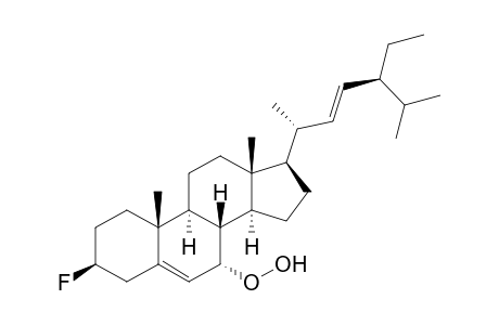 (3S,7S,8S,9S,10R,13R,14S,17R)-17-[(E,1R,4S)-4-ethyl-1,5-dimethyl-hex-2-enyl]-3-fluoro-7-hydroperoxy-10,13-dimethyl-2,3,4,7,8,9,11,12,14,15,16,17-dodecahydro-1H-cyclopenta[a]phenanthrene