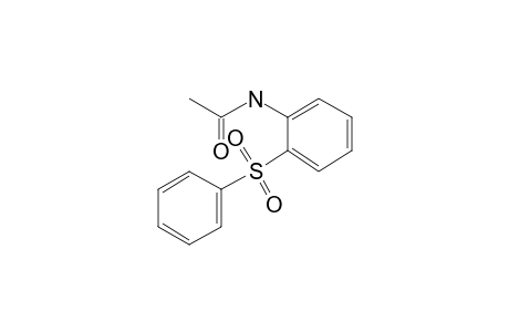 Acetamide, N-[2-(phenylsulfonyl)phenyl]-