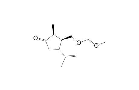 (2S,3S,4R)-4-isopropenyl-3-[(methoxymethoxy)methyl]-2-methylcyclopentanone