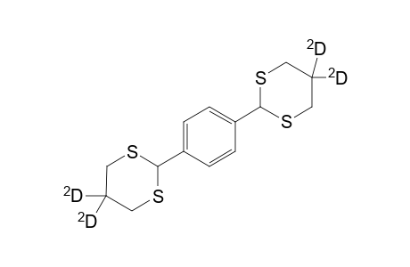 Bis benzen-1',4'-(1,3-dithiane-5,5-D2)