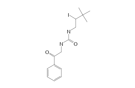 N-(2-Iodo-3,3-dimethylbutyl)-N'-phenacylurea