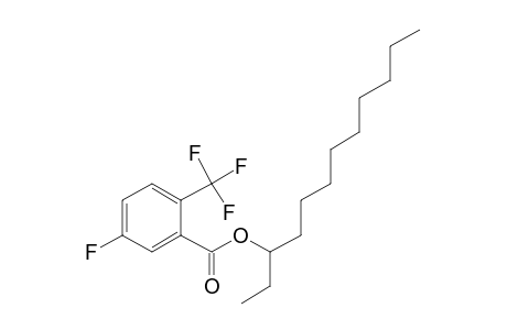 5-Fluoro-2-trifluoromethylbenzoic acid, 3-dodecyl ester