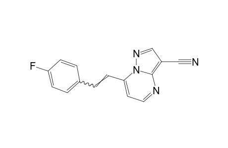 7-(p-FLUOROSTYRYL)PYRAZOLO[1,5-a]PYRIMIDINE-3-CARBONITRILE