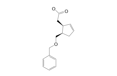 (1S)-CIS-(5-BENZYLOXYMETHYLCYCLOPENT-2-EN-1-YL)-ACETIC-ACID