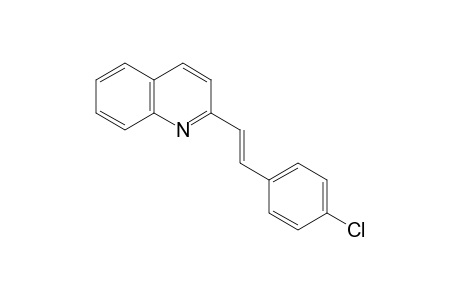 2-[(E)-2-(4-chlorophenyl)ethenyl]quinoline