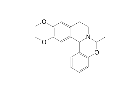 6H,8H-Isoquino[2,1-C][1,3]benzoxazine, 9,13B-dihydro-11,12-dimethoxy-6-methyl-