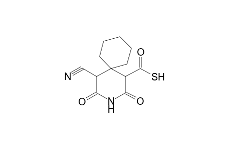 5-Cyano-2,4-dioxo-3-aza-spiro[5.5]undecane-1-carbothioic acid